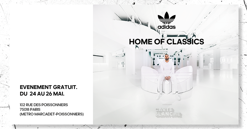Adidas vous invite à l'inauguration de sa nouvelle collection #HOMEOFCLASSICS